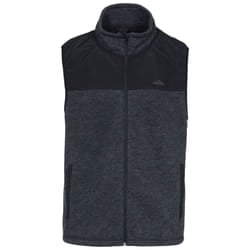 Trespass Mens Leafminer Fleece Gilet - XXS, Black Melange