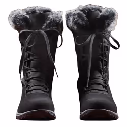 Regatta Great Outdoors Womens/Ladies Newley Faux Fur Trim Thermo Boots - 3 UK, Black/Briar Grey