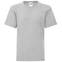 Fruit Of The Loom Childrens/Kids Iconic T-Shirt - 12-13 Years, Heather Grey