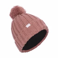 Trespass Womens/Ladies Alisha Winter Pom Pom Hat - One Size, Dusty Rose