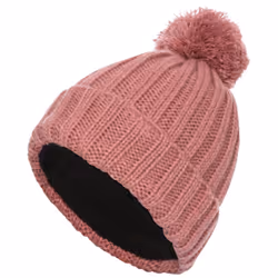 Trespass Womens/Ladies Alisha Winter Pom Pom Hat - One Size, Dusty Rose
