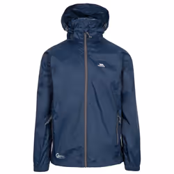 Trespass Qikpac X Unisex Packaway Jacket - XXS, Navy/carbon