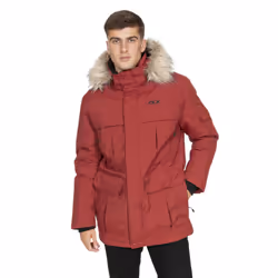 Trespass Mens Highland Waterproof Parka Jacket - S, Merlot