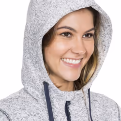 Trespass Womens/Ladies Odelia Fleece Jacket - L, Ghost Navy Marl