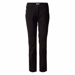 Craghoppers Womens/Ladies Kiwi Pro Softshell Trousers - 20L UK, Black