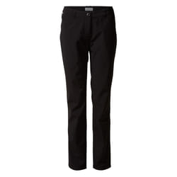 Craghoppers Womens/Ladies Kiwi Pro Softshell Trousers - 20L UK, Black