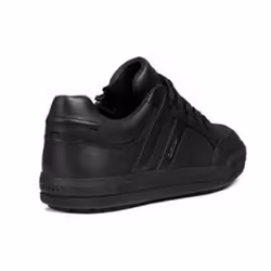 Geox Boys Junior J Arzach B. D Lace Up Leather Trainer - 1.5 UK, Black