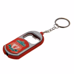 Liverpool FC Key Ring Torch Bottle Opener - One Size, Red