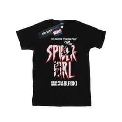 Marvel Womens/Ladies Spider-Girl Back In Black Cotton Boyfriend T-Shirt - XXL, Black