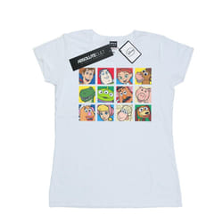 Disney Womens/Ladies Toy Story Character Squares Cotton T-Shirt - L, White