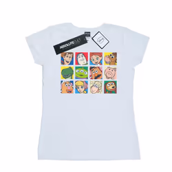 Disney Womens/Ladies Toy Story Character Squares Cotton T-Shirt - XL, White