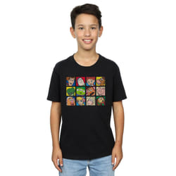 Disney Boys Toy Story Character Squares T-Shirt - 12-13 Years, Black