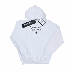 Disney Mens Aladdin Show Me The World Hoodie - L, White
