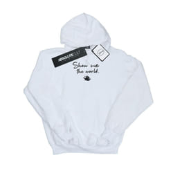 Disney Mens Aladdin Show Me The World Hoodie - XL, White