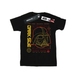 Star Wars Mens Darth Vader Dark Grid T-Shirt - M, Black