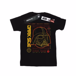 Star Wars Mens Darth Vader Dark Grid T-Shirt - XXL, Black