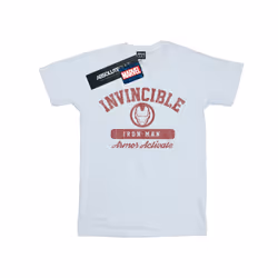 Marvel Mens Iron Man Activate T-Shirt - S, White