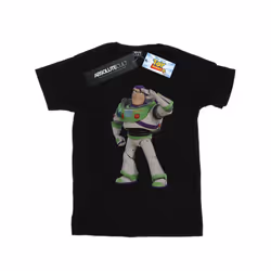 Disney Mens Toy Story Buzz Lightyear Standing T-Shirt - S, Black