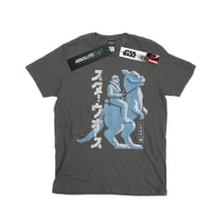 Star Wars Mens Kanji Luke Hoth T-Shirt - XXL, Charcoal