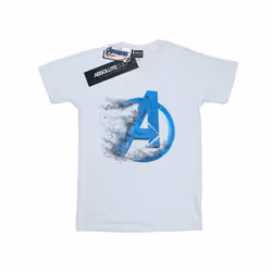 Marvel Boys Avengers Endgame Dusted Logo T-Shirt - 9-11 Years, White