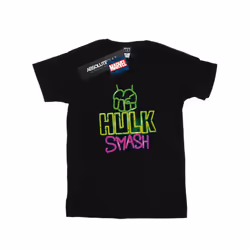 Marvel Mens Hulk Smash T-Shirt - XL, Black