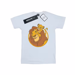 Disney Boys The Lion King Mufasa And Simba T-Shirt - 9-11 Years, White