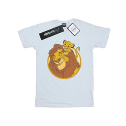 Disney Boys The Lion King Mufasa And Simba T-Shirt - 9-11 Years, White