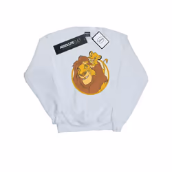Disney Boys The Lion King Mufasa And Simba Sweatshirt - 9-11 Years, White