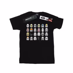 Star Wars Mens Trooper Helmets T-Shirt - S, Black