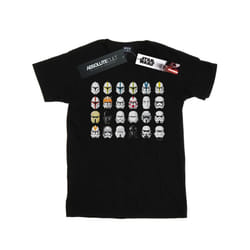 Star Wars Mens Trooper Helmets T-Shirt - S, Black