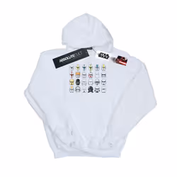 Star Wars Boys Trooper Helmets Hoodie - 9-11 Years, White