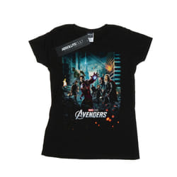 Marvel Studios Womens/Ladies The Avengers Poster Cotton T-Shirt - XXL, Black
