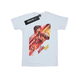 Marvel Studios Womens/Ladies Ant-Man And The Wasp Poster Cotton Boyfriend T-Shirt - S, White