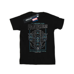 Marvel Mens Fantastic Four Fantasticar Neon T-Shirt - M, Black