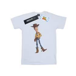 Disney Mens Toy Story 4 Sherrif Woody T-Shirt - L, White