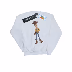 Disney Mens Toy Story 4 Sherrif Woody Sweatshirt - M, White