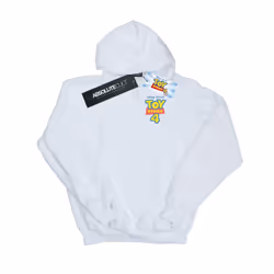 Disney Mens Toy Story 4 Logo Breast Print Hoodie - XL, White