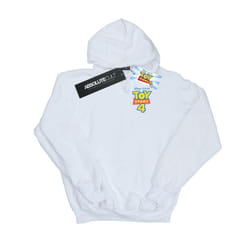 Disney Mens Toy Story 4 Logo Breast Print Hoodie - XL, White