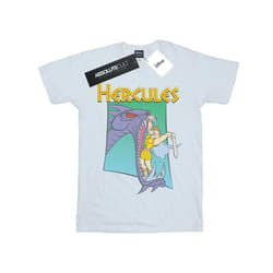 Disney Womens/Ladies Hercules Hydra Fight Cotton Boyfriend T-Shirt - S, White