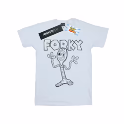 Disney Mens Toy Story 4 Forky T-Shirt - XL, White