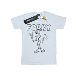Disney Mens Toy Story 4 Forky T-Shirt - XL, White
