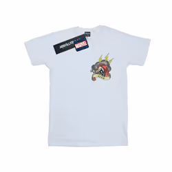 Marvel Mens Thor Tattoo Breast Print T-Shirt - XXL, White