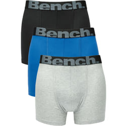 Bench Mens Hamlet 3-Pack Logo Waistband Underwear Boxers Boxer Shorts - Multi - XL, Multi