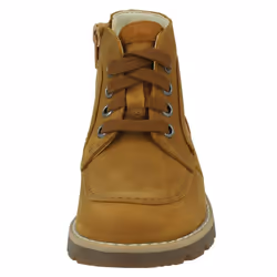 Boys Clarks Casual Ankle Boots Heath Lace - Tan, UK 2.5 Child