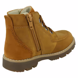 Boys Clarks Casual Ankle Boots Heath Lace - Tan, UK 12.5 Child