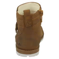 Girls Clarks Casual Ankle Boots Dabi Trim - Tan, UK 5.5 Infant