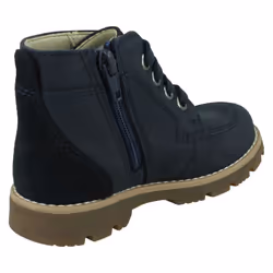Boys Clarks Casual Ankle Boots Heath Lace - Navy, UK 9 Child
