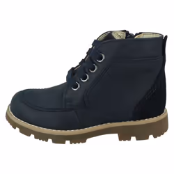 Boys Clarks Casual Ankle Boots Heath Lace - Navy, UK 7.5 Infant
