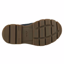 Boys Clarks Casual Ankle Boots Heath Lace - Navy, UK 9 Child
