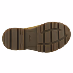 Boys Clarks Casual Ankle Boots Heath Lace - Tan, UK 7 Infant
